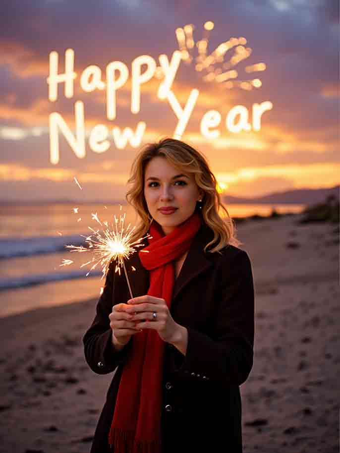 New Year's sunrise