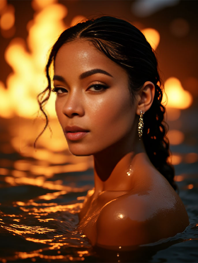 Bathing In Fire