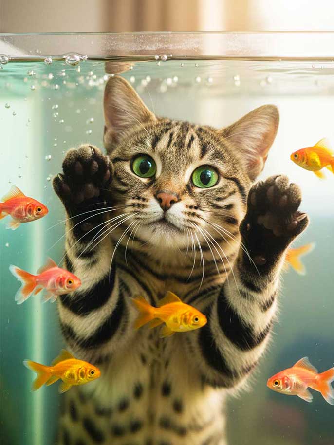 Interact with Goldfish