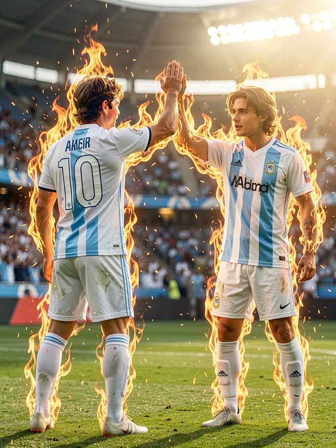 Flame High-five