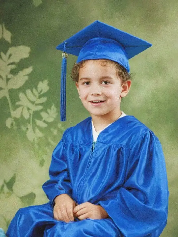 Childrens graduation gown