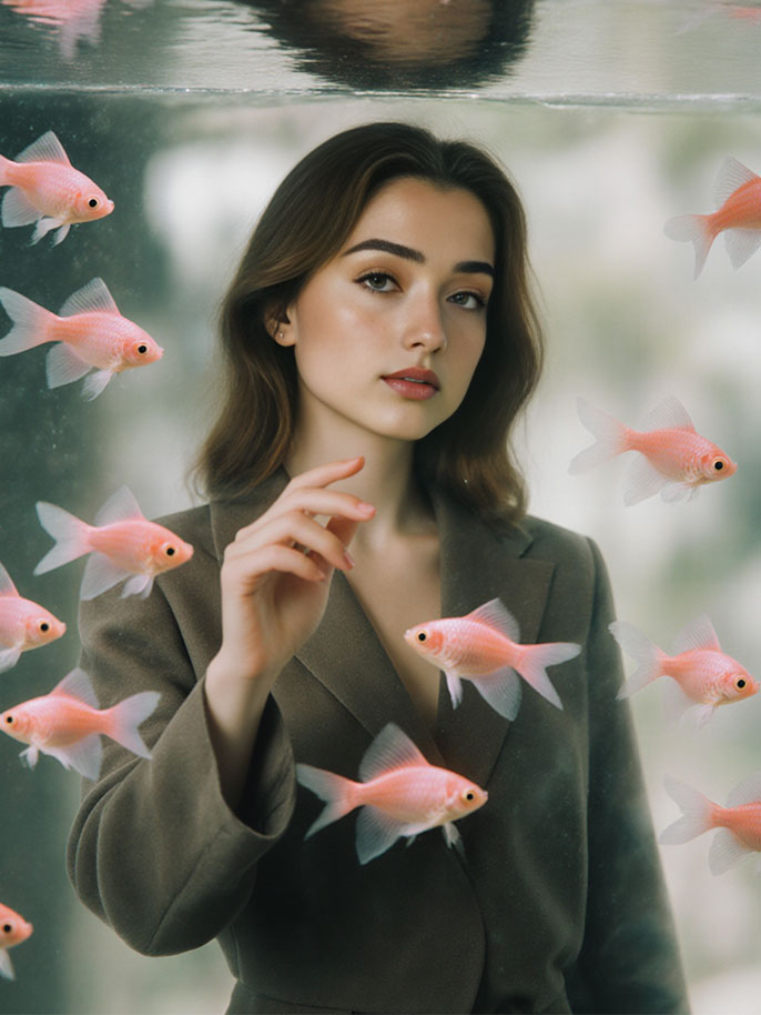 Pink Goldfish
