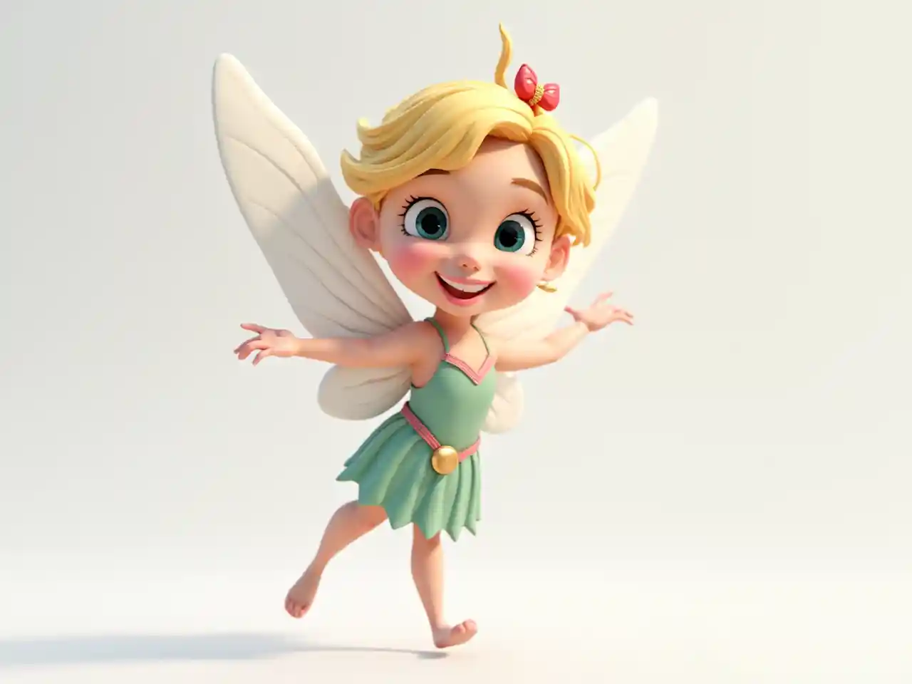 Desenho animado de fada dos dentes em 3D, image size:1280x960