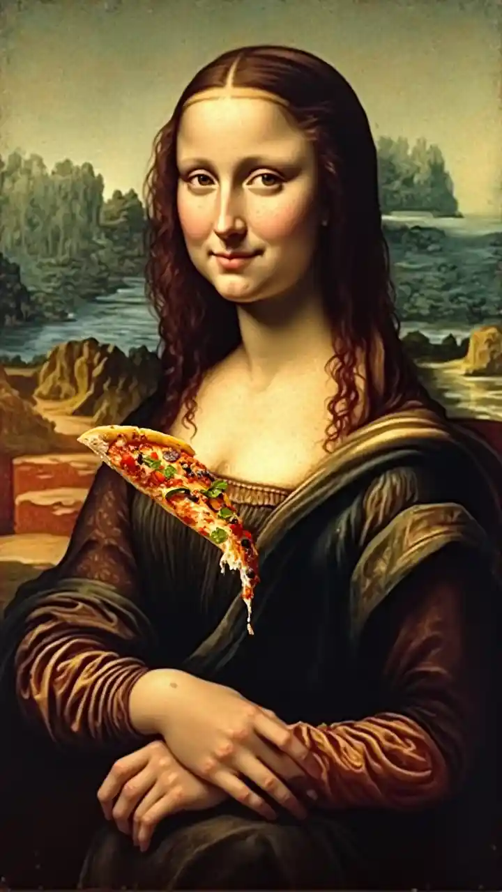 Pizza moderna Mona Lisa